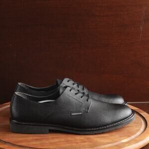Mephisto Oxford Mens SZ US 14 Black Marlon Leather Classic Comfort Derby Shoes
